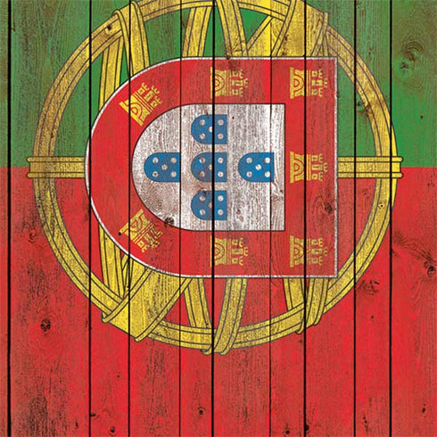 Portuguese Flag Dark Wood Nintendo 2DS XL (2017) Skin